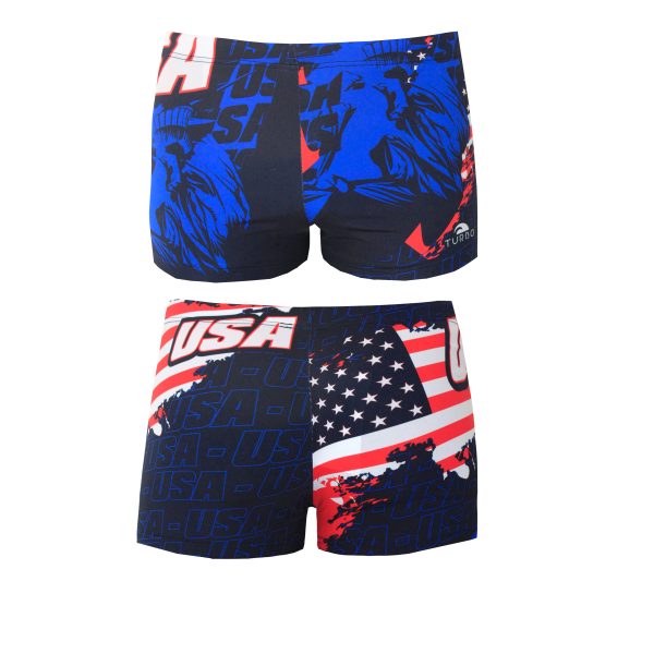 مایوی شنای مردانه توربو Boxer Full Printed USA
