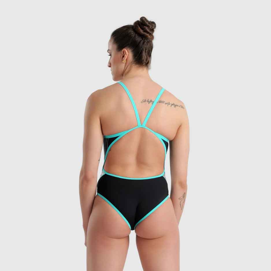 مایو شنا زنانه ارنا مدل arena icons swimsuit challenge back logo